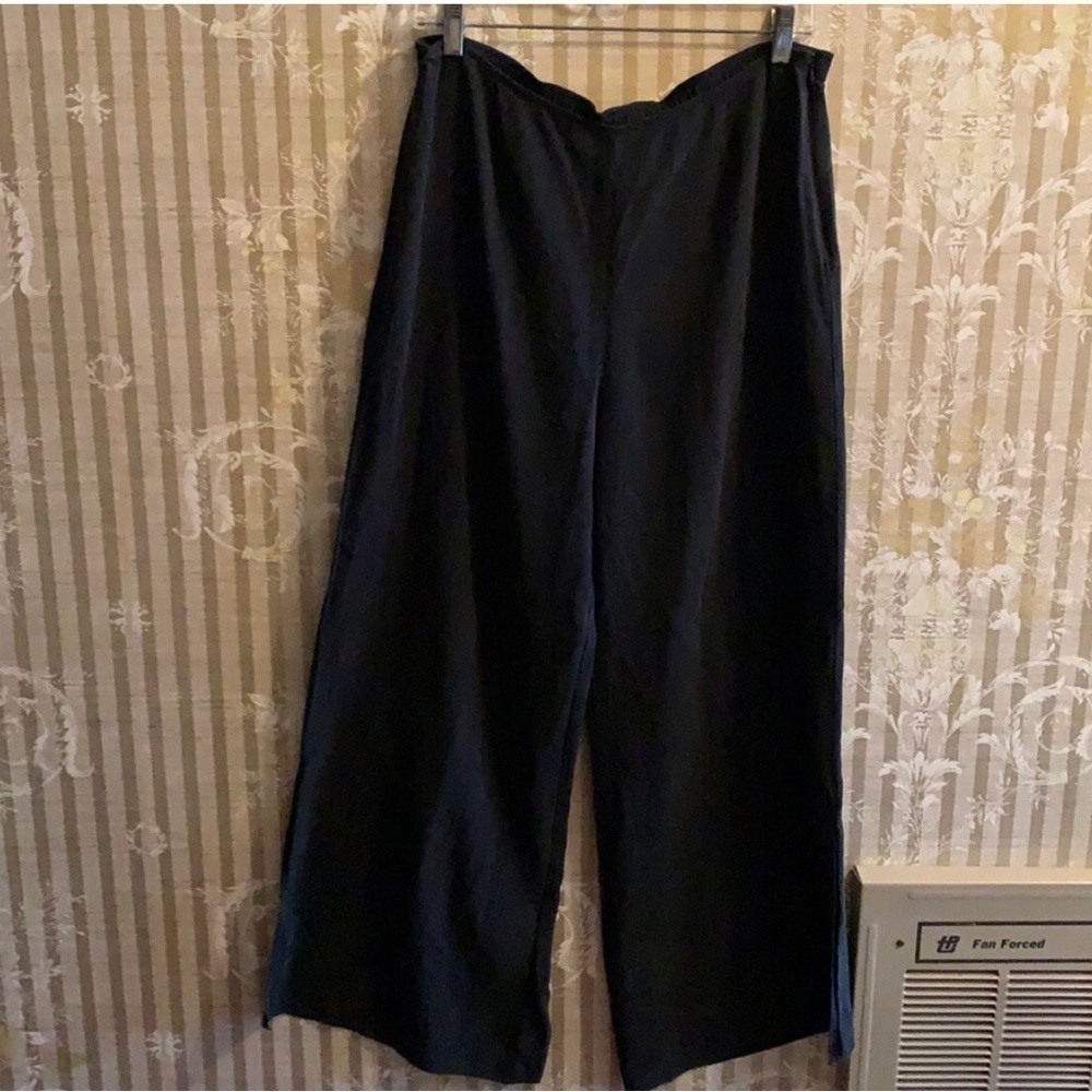 Harari luxurious 100% silk palazzo style pants, size L